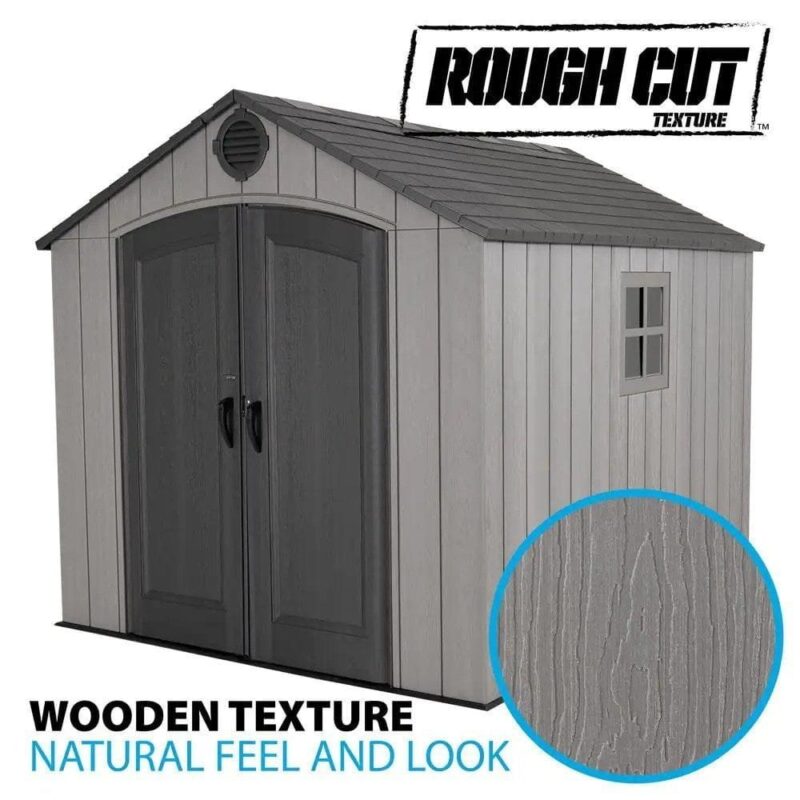 Lifetime 8 ft x 10 ft Outdoor Storage Shed 60371 - Image 5