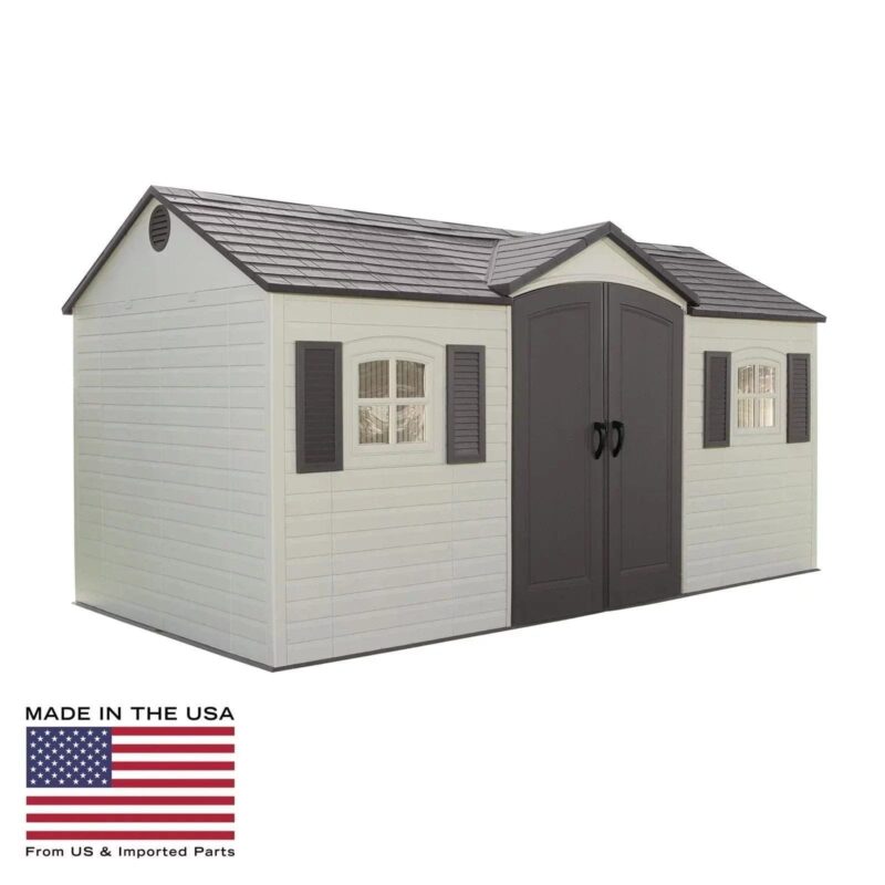 Lifetime 15 x 8 ft. Outdoor Garden Shed